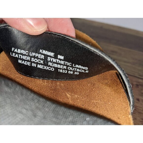 Steve Madden Sandal Kimmie Black Women's Size 9M - Picture 2 of 7